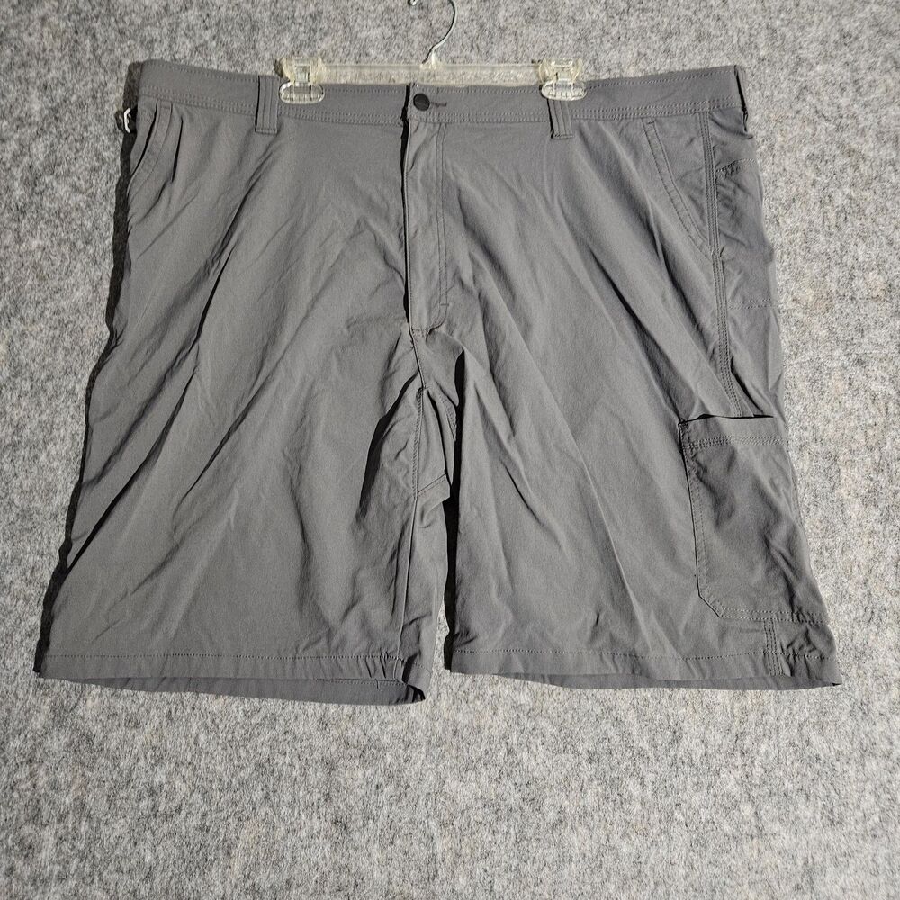 Wrangler Shorts Mens 48 Gray Performance Outdoor Utility Nylon Stretch Pockets